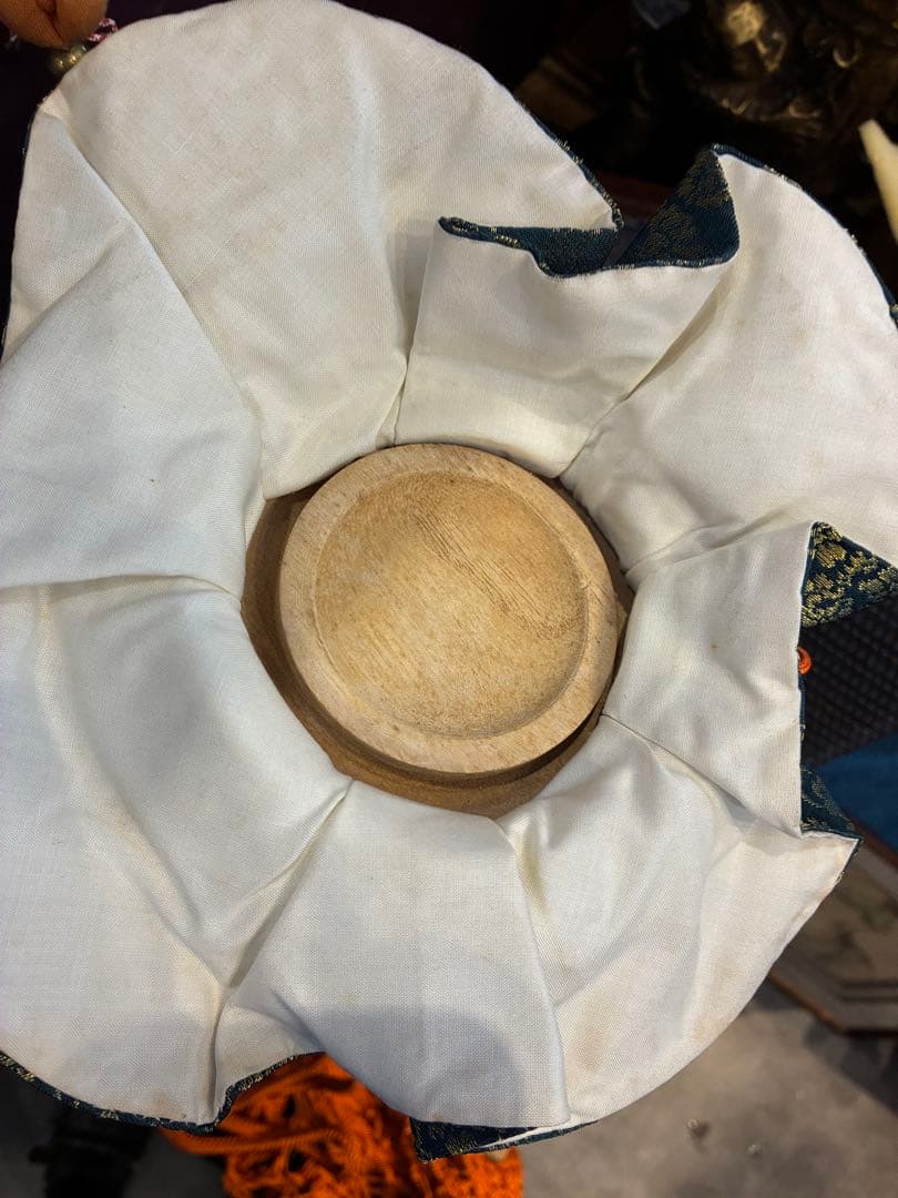 茶道具 飾り壺 茶壺 仁清写し 山川巌 京焼 共箱 網袋 紐付 - メルカリ