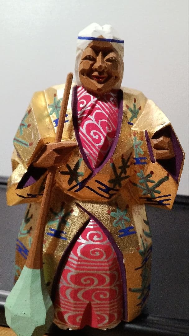 春日有職 奈良一刀彫 高砂人形 - メルカリ