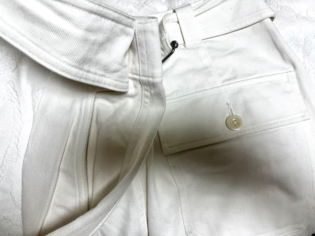 佐々さま専用 MHL. SOFT COTTON DRILL チノパン 白 - メルカリ