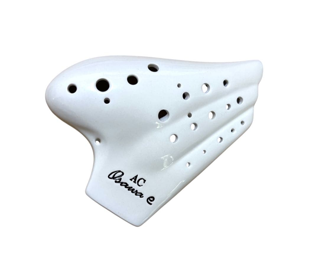 Osawa オオサワ トリプルオカリナ 磁器製 Te アルトC管 ケース付