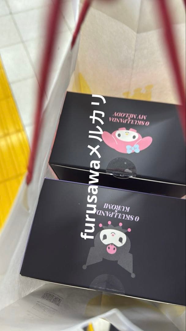 スカルパンダ × サンリオ　クロミxメロディ ぬいぐるみペンダント