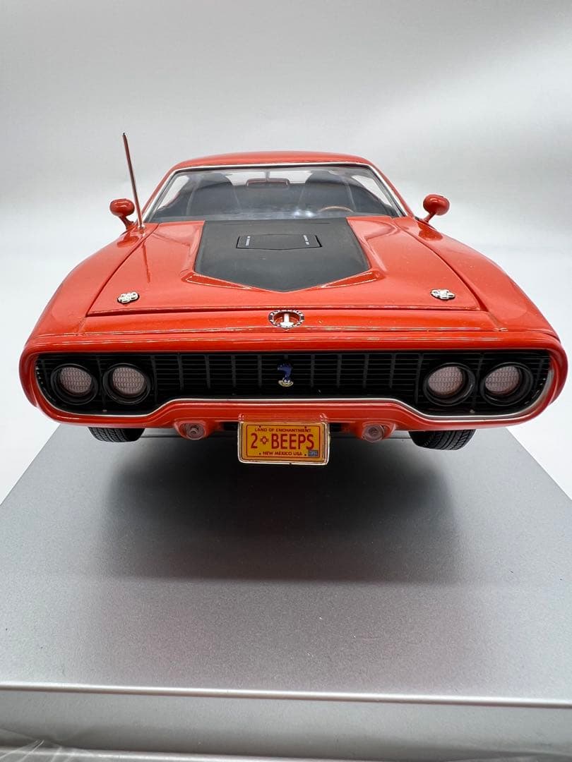 No231ミニカー1/18箱あり1971 Pontiac Road Runner
