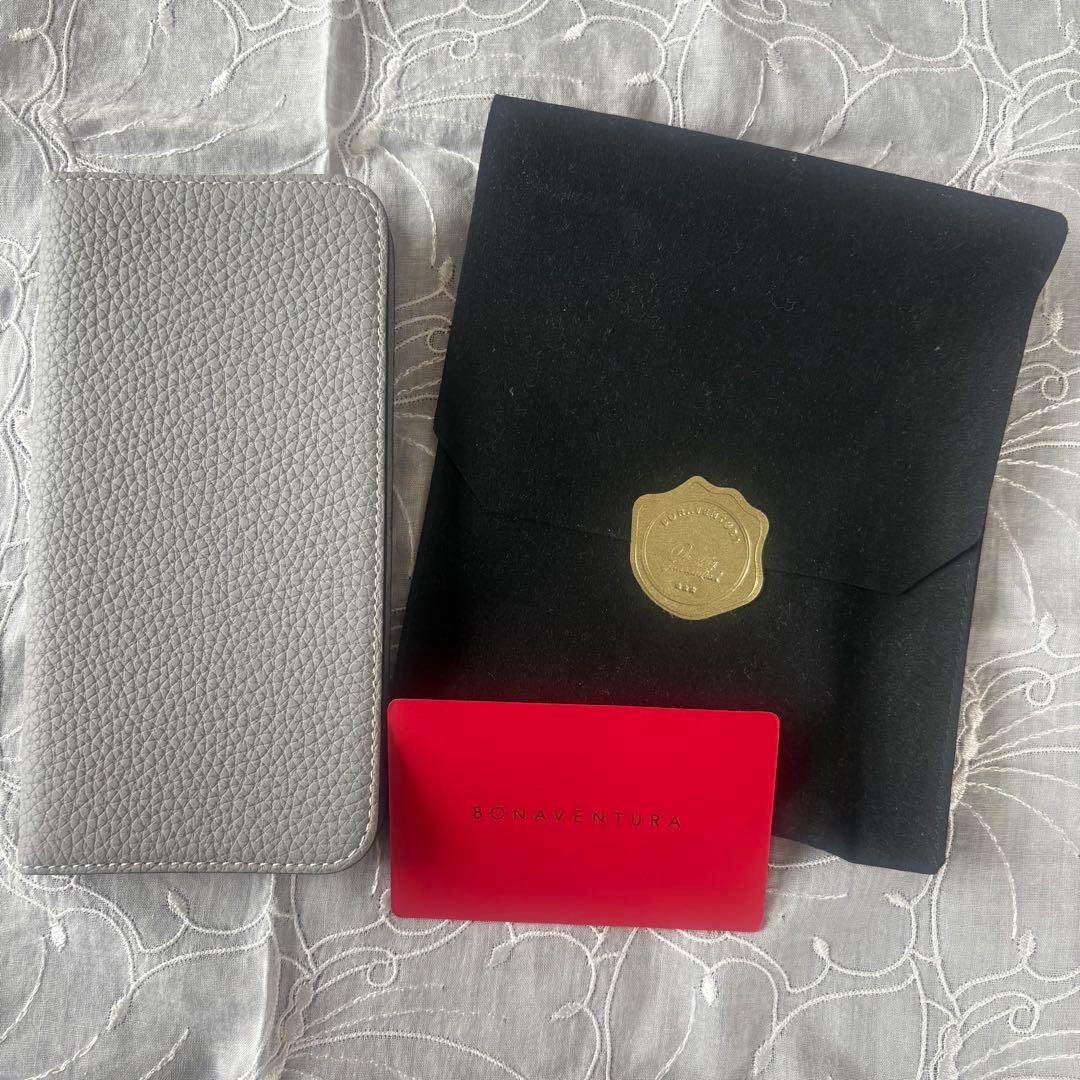 BONAVENTURA 手帳型ケース グレー iPhone13 Amazon.co.jp: 【ボナベンチュラ】 ダイアリーケース [iPhone 13