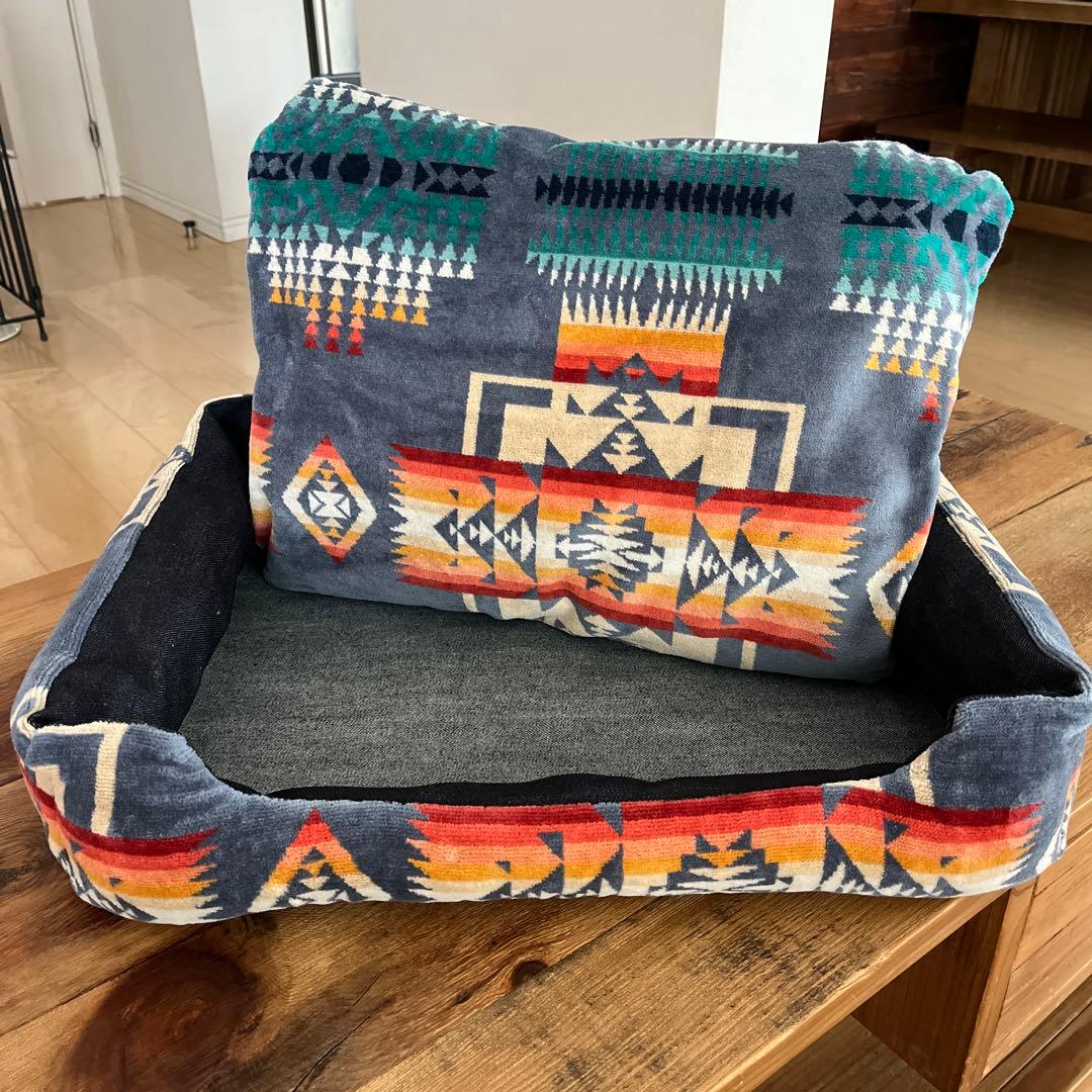 ペットベッド ハンドメイド465 ペンドルトンリメイク 猫ベッド 犬ベッド