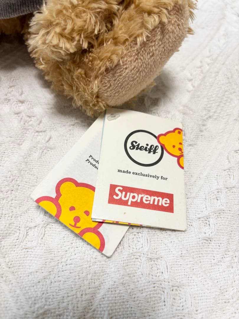 週末値下>Steiff Supreme Bear ぬいぐるみ　タグ付き