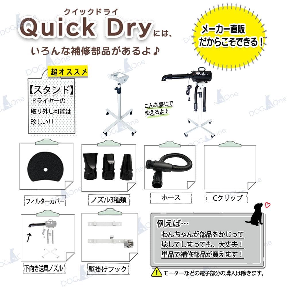 トリミング PSE適合品 犬 ドライヤー 強風 ペットドライヤー