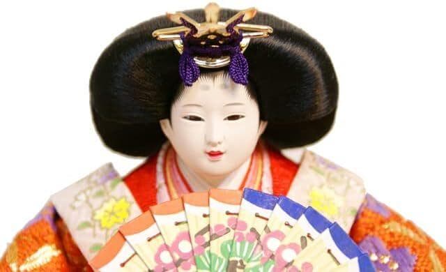 【久月】雛人形 七人揃 「よろこび雛」オルゴール付き ケース入り