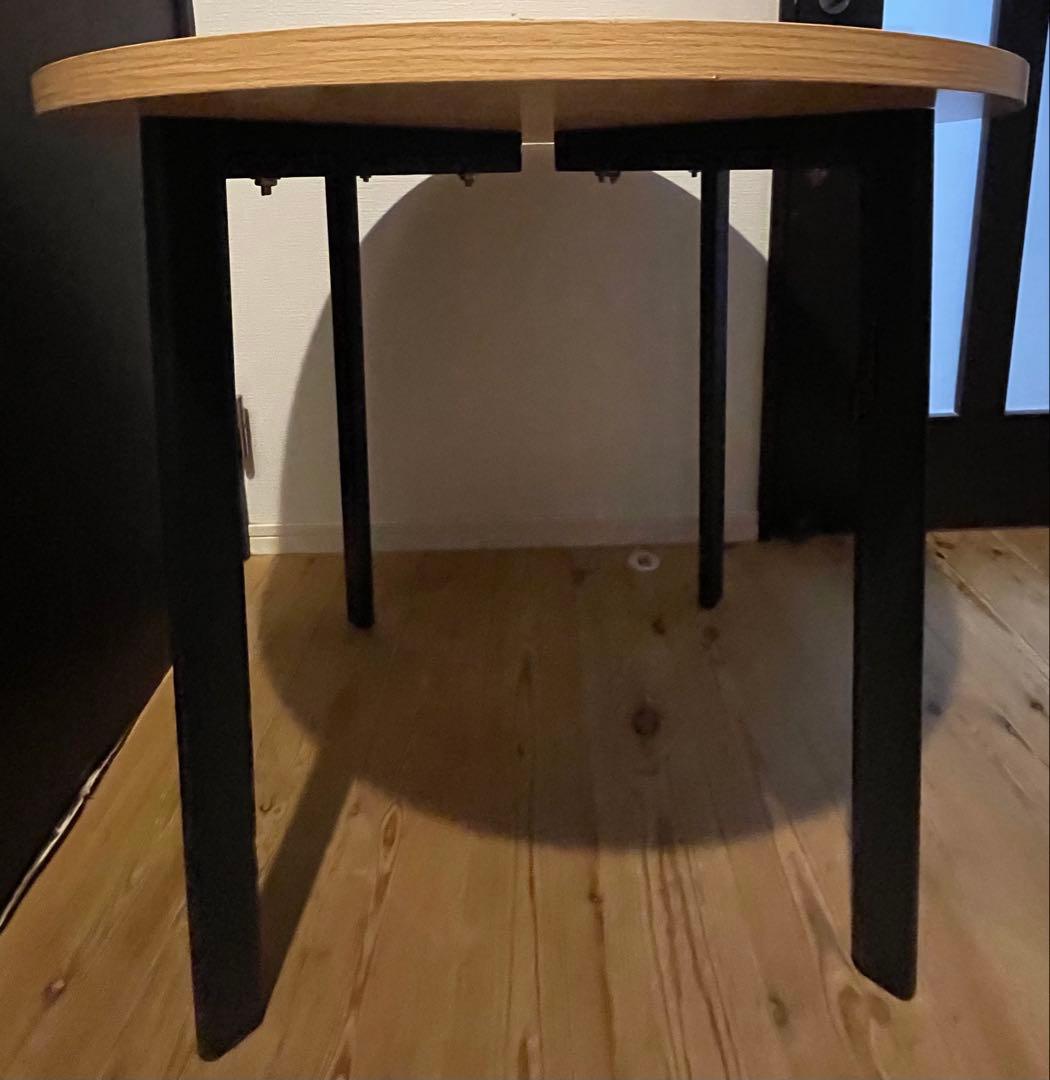 送料込み‼️要簡易組立‼️丸テーブル　ダイニングテーブル　アイアン　2〜4人　食卓