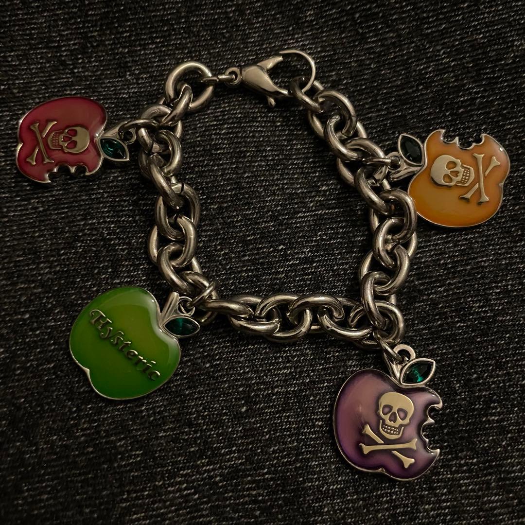 希少 ヒステリックグラマー SKULL APPLE ブレスレット
