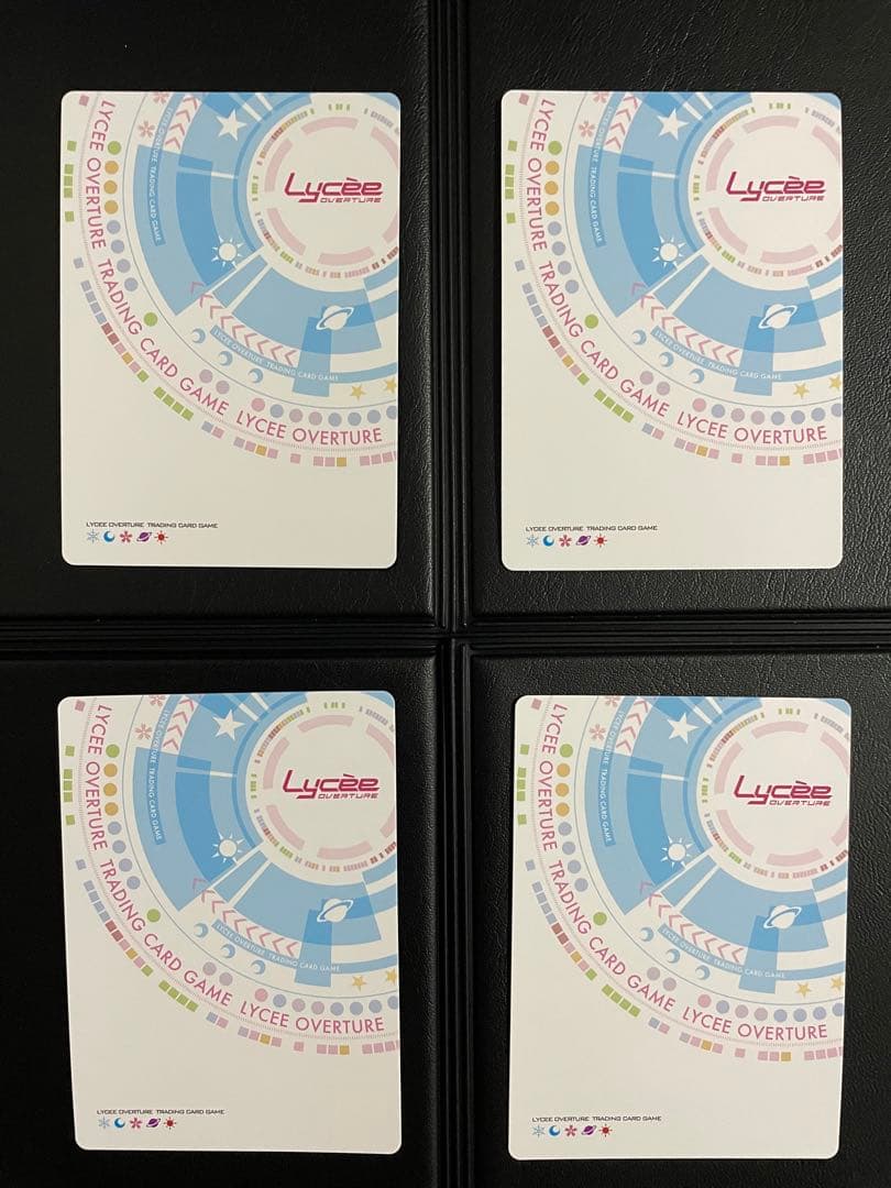 4枚セット LyceeOverture 蜀軍第一の猛将 関羽・愛紗 P