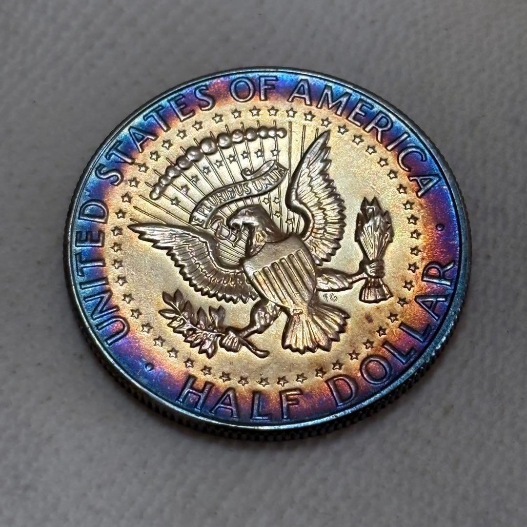 1968年 アメリカ合衆国 ハーフダラー銀貨