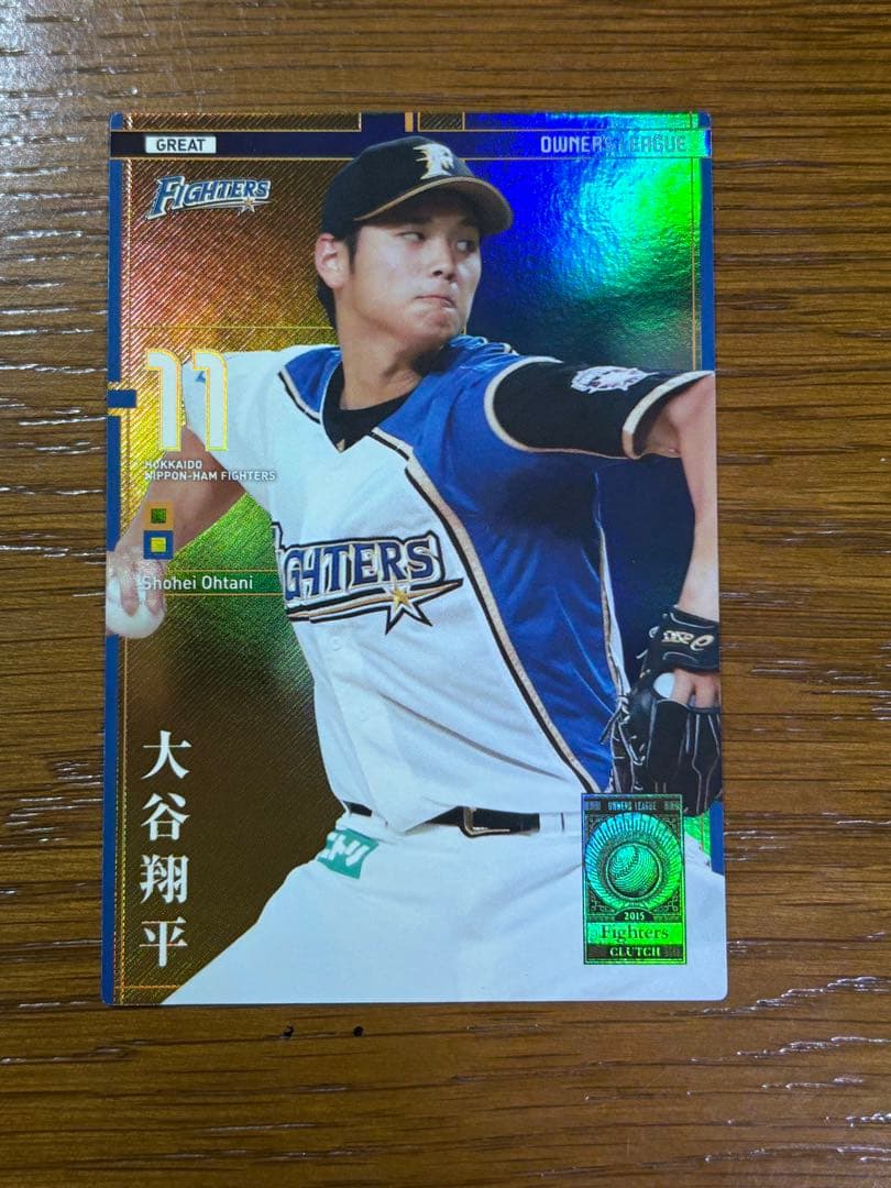 大谷翔平 投手 オーナーズリーグ 2015年 GR グレイト 大谷翔平投手