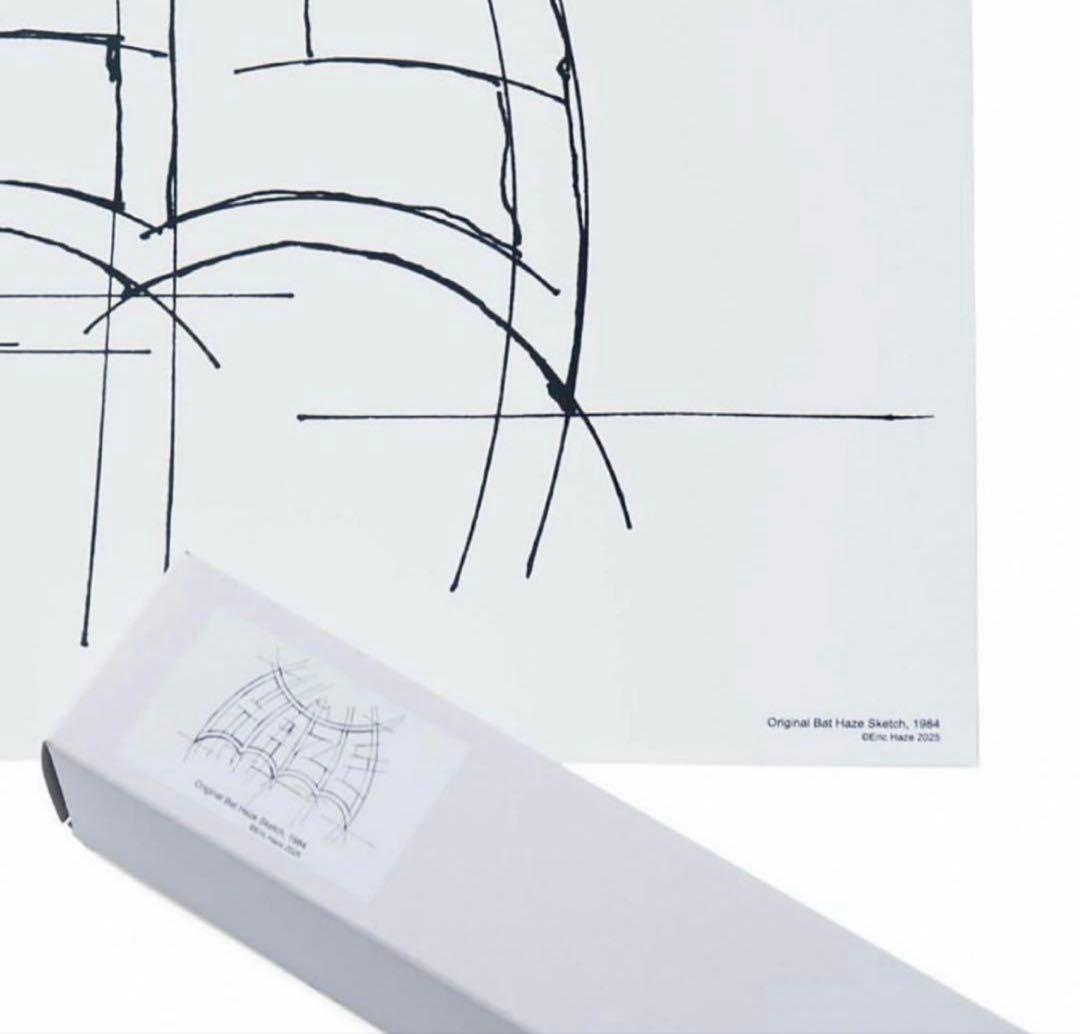 ERIC HAZE Bat Haze Sketch シルクスクリーンポスター BAT HAZE」復活