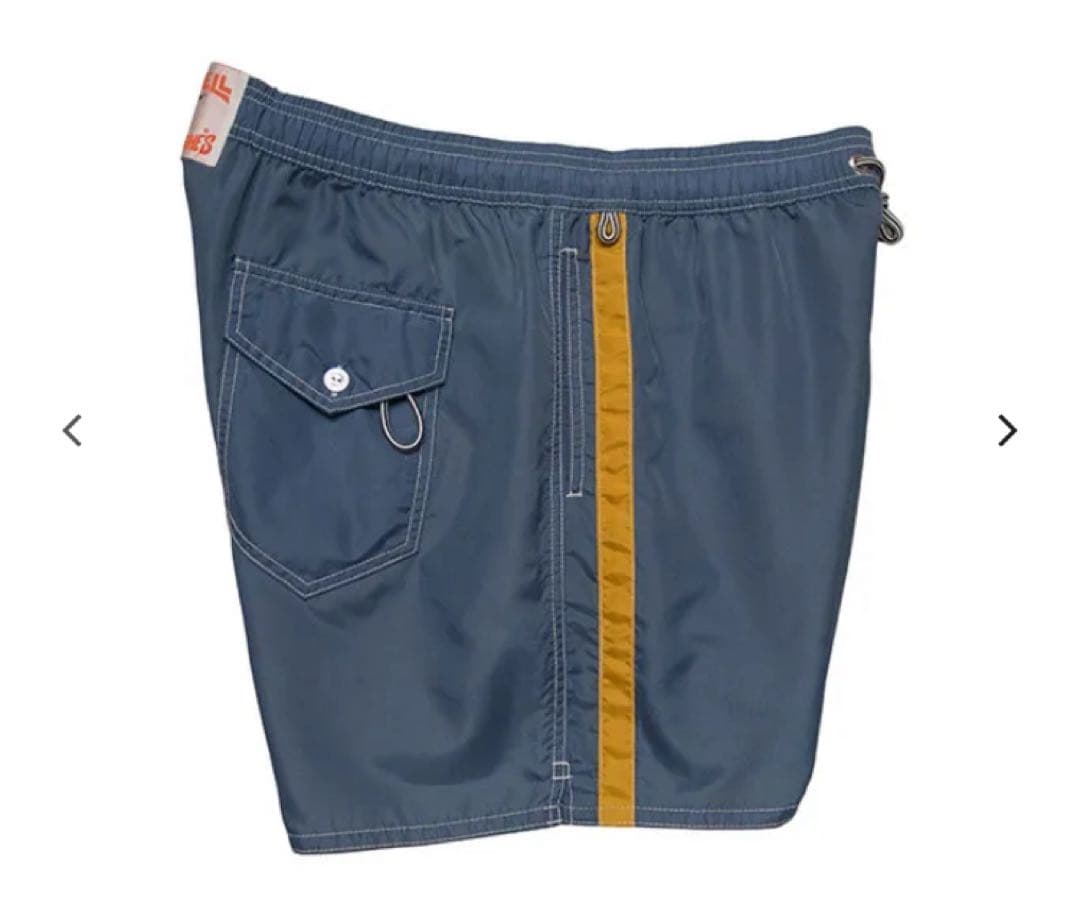 新品 BIRDWELL POOLSIDE SHORTS FEDERAL BLUE-在庫整理品