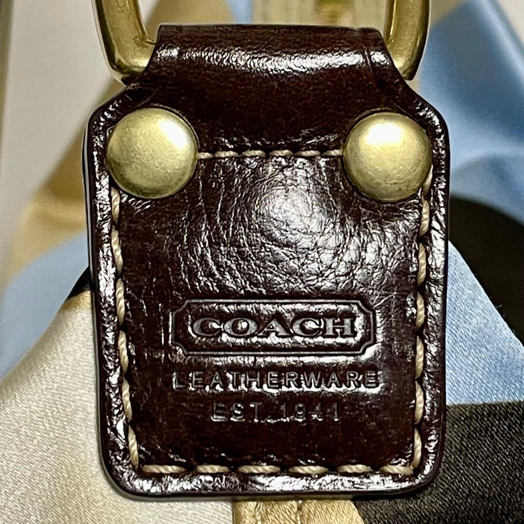 バッグ Coach Satin Canvas Hobo Shoulder 10105