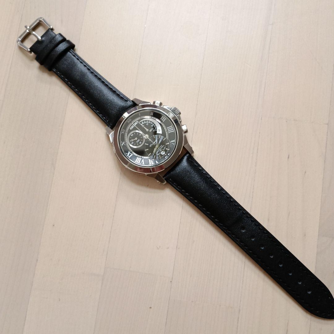 SEIKO Premier クロノグラフ 腕時計　二次電池交換済み