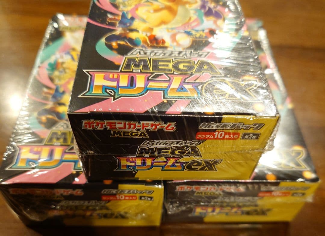 シュリンク付 ポケモンカード MEGAドリームex 3BOX - メルカリ