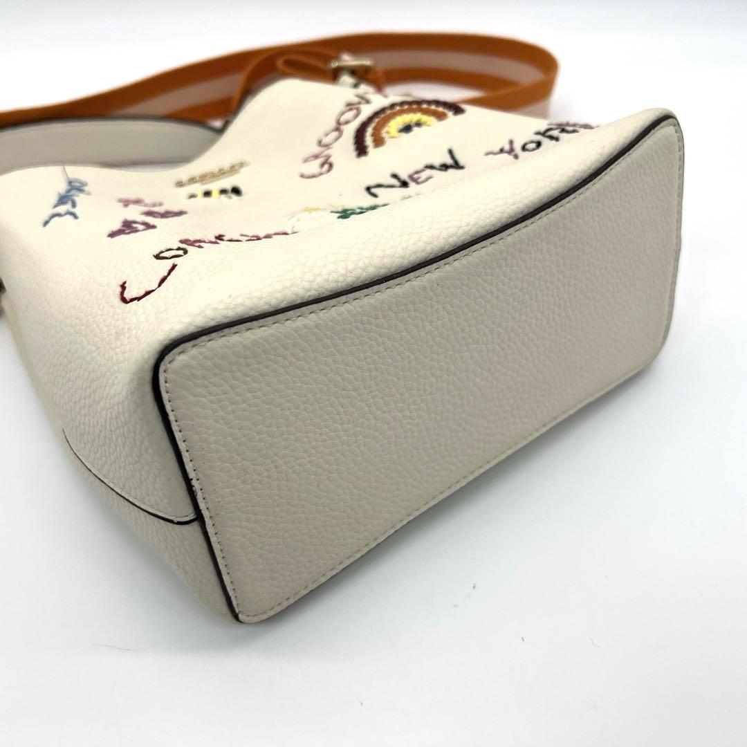 超美品 コーチ スモールタウン バケットバッグ ハンドバッグ ショルダーバッグ