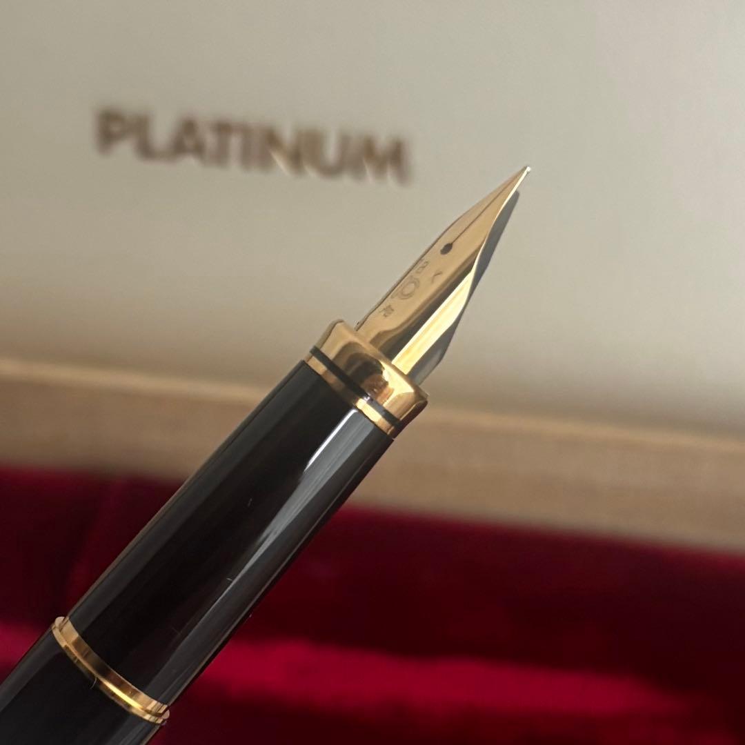 PLATINUM ツキトウサギ プラチナ 万年筆 金沢箔 ペン先18K