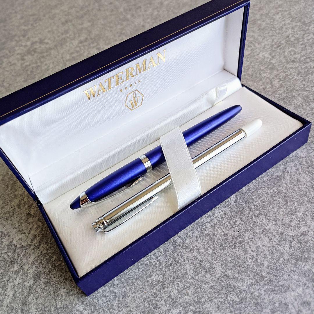 廃盤品! WATERMAN ウォーターマン ボールペン 支持棒 深海ブルー!の