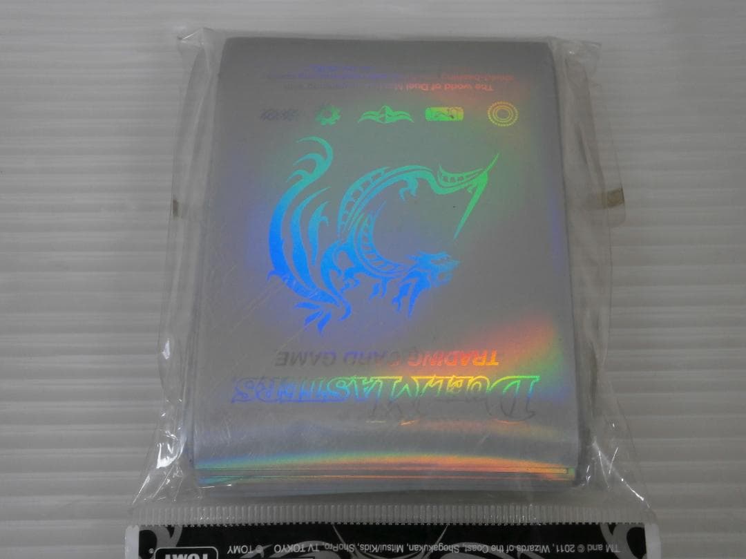 未使用 デュエル・マスターズ カードプロテクト スリーブ シルバー 42