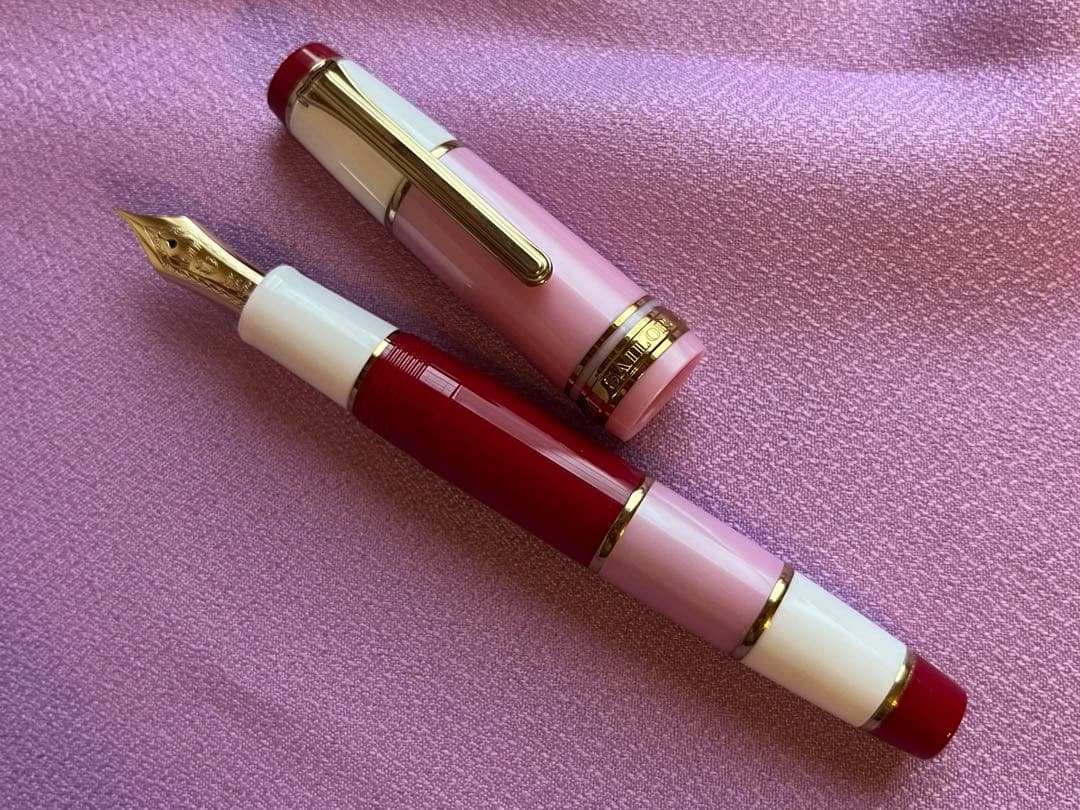 SAILOR ミルコロールピンク万年筆字幅MF