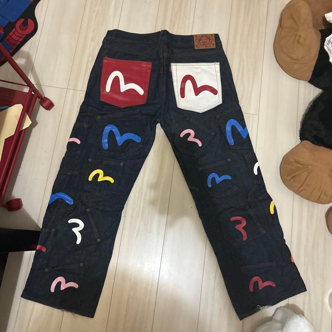 evisu メニーポケット ジーンズ デニム many pockets エビス Evisu