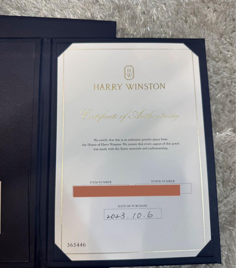 【美品】HARRY WINSTON ラウンドカットマイクロパヴェリング