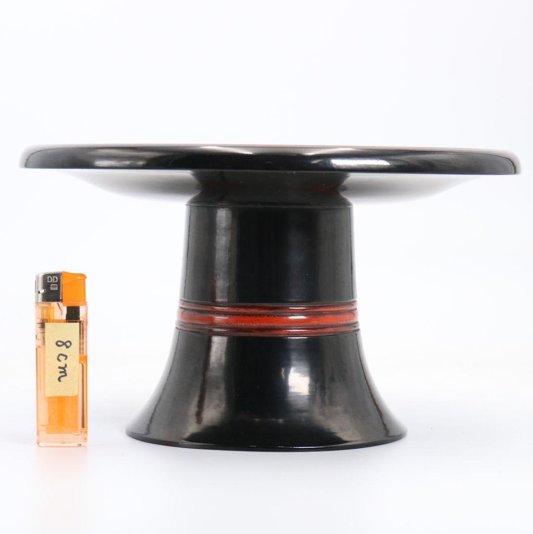 独楽菓子器 高杯 表千家十二代家元 惺斎書付　C749