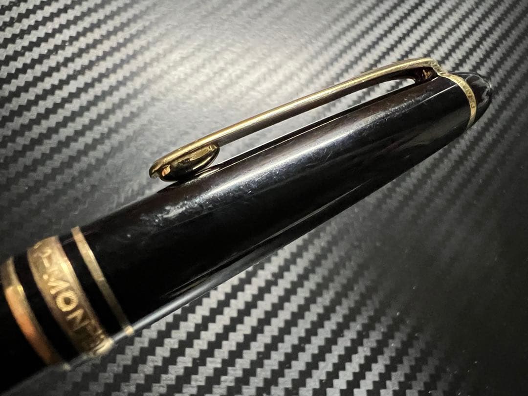 モンブラン 144 ブラック 万年筆 中白 EF 14金ニブ