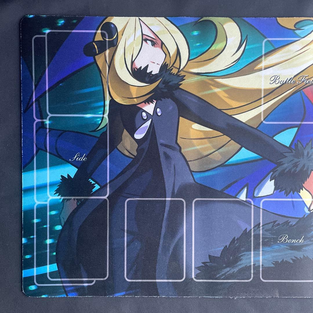 プレイマット シロナの全力　ガブリアス　ルカリオ