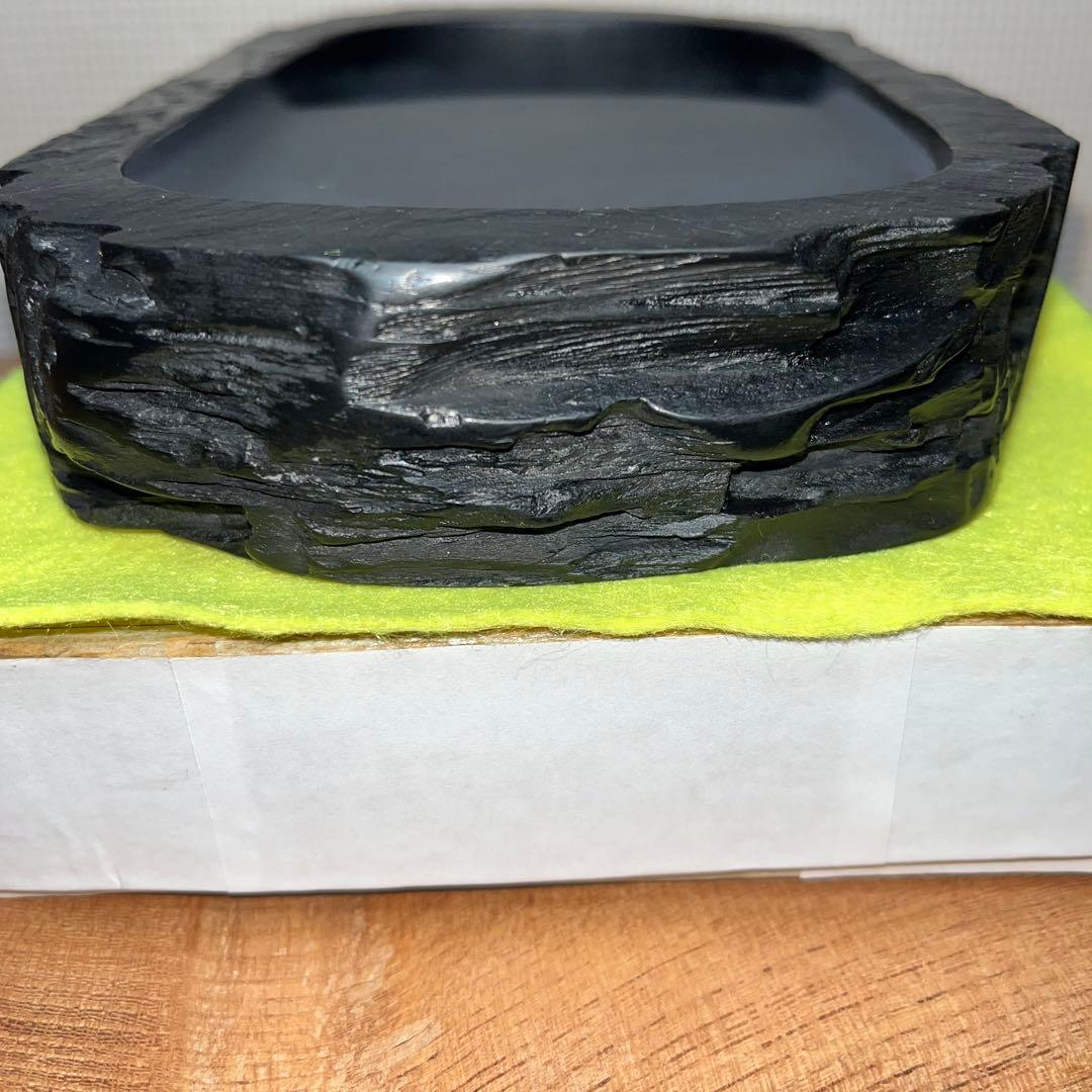 ⭕️雨畑硯 山下硯 芳石 山下三喜夫 栄寿堂製 甲州銘石 四