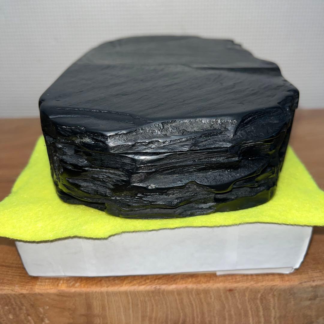 ⭕️雨畑硯 山下硯 芳石 山下三喜夫 栄寿堂製 甲州銘石 四