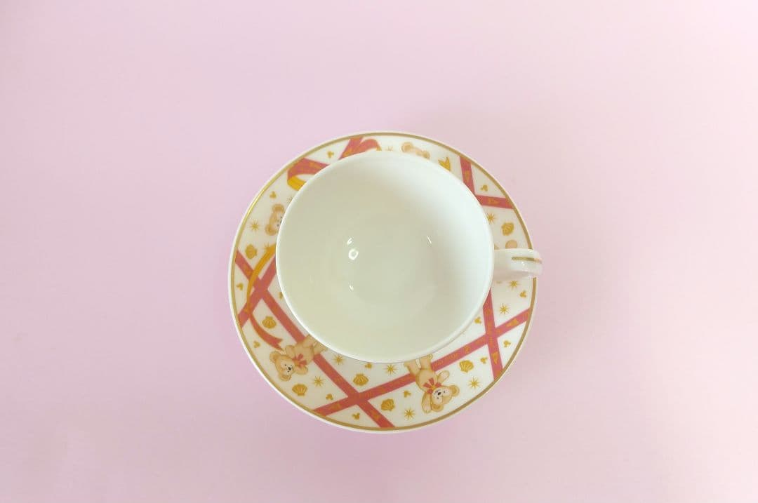 希少 未使用♡ダッフィー ディズニー ベア♡ カップ&ソーサー&ティー