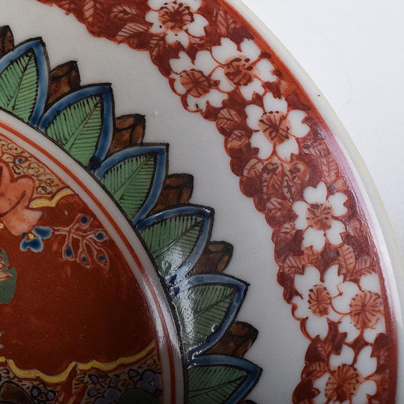 瀬戸焼 古瀬戸 赤絵金彩 鳳凰文 鉢 V R8600