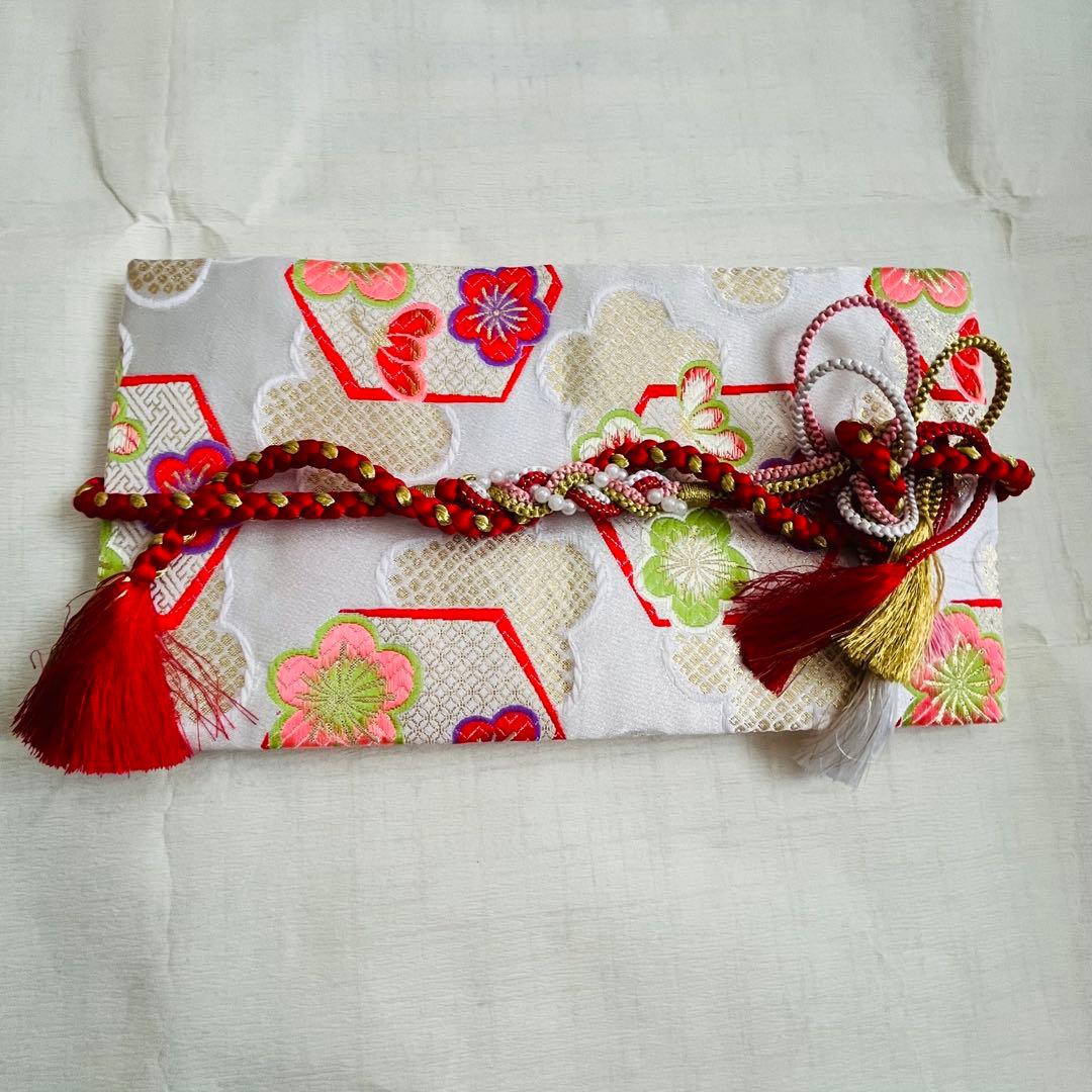 【美品】七五三　7歳セット　結び帯　草履　バッグ　ハコセコセット