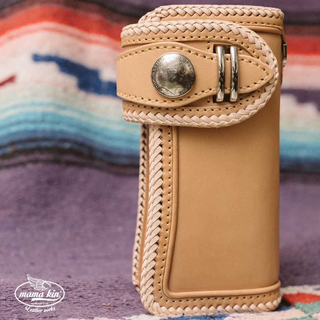 栃木レザー/バイカーズウォレット/ライダースウォレット/レザーウォレット