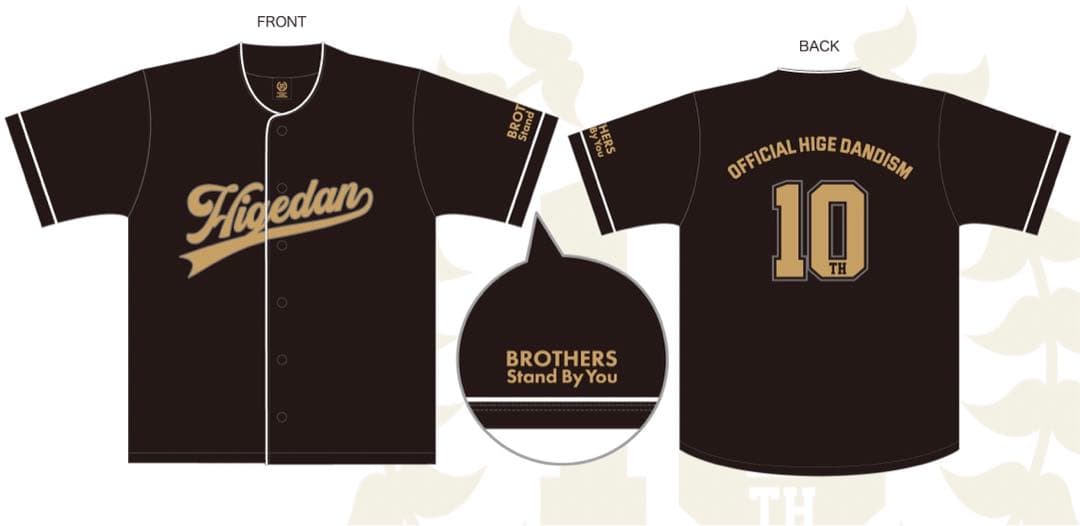 Official髭男dism10周年ベースボールシャツ新品 Lサイズ 未