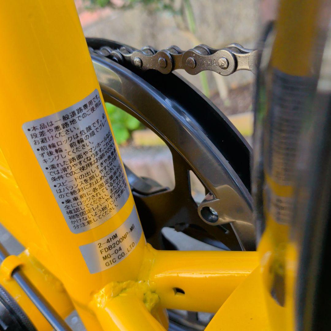 HUMMER 折りたたみ自転車 イエロー2025年製