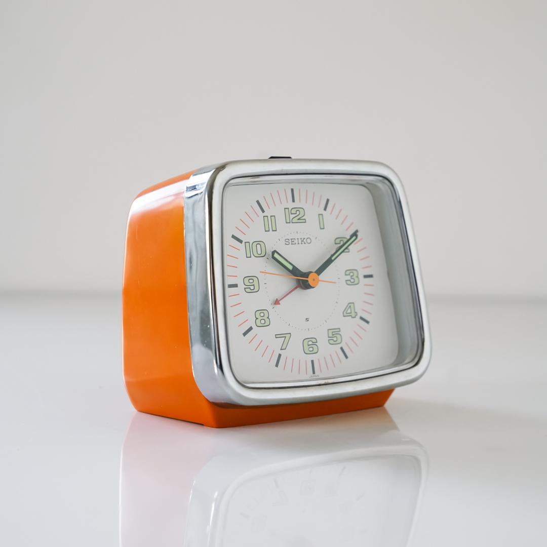 70-80's SEIKO ヴィンテージ 置き時計 スペースエイジ レトロポップ