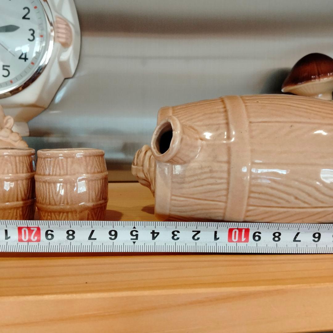 50s 　ピンナップ　デカンタ　お猪口セット　エロ　スカル　ドクロ　ビンテージ