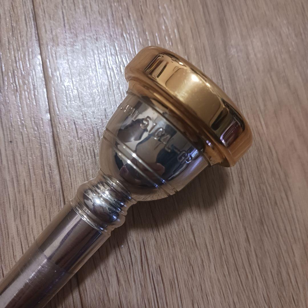 YAMAHA 51C4L-GP金メッキ 太管トロンボーンマウスピース