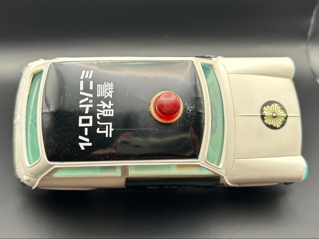 日本製 DAIYA ブリキ ミニクーパー 警視庁ミニパト ヴィンテージミニカー