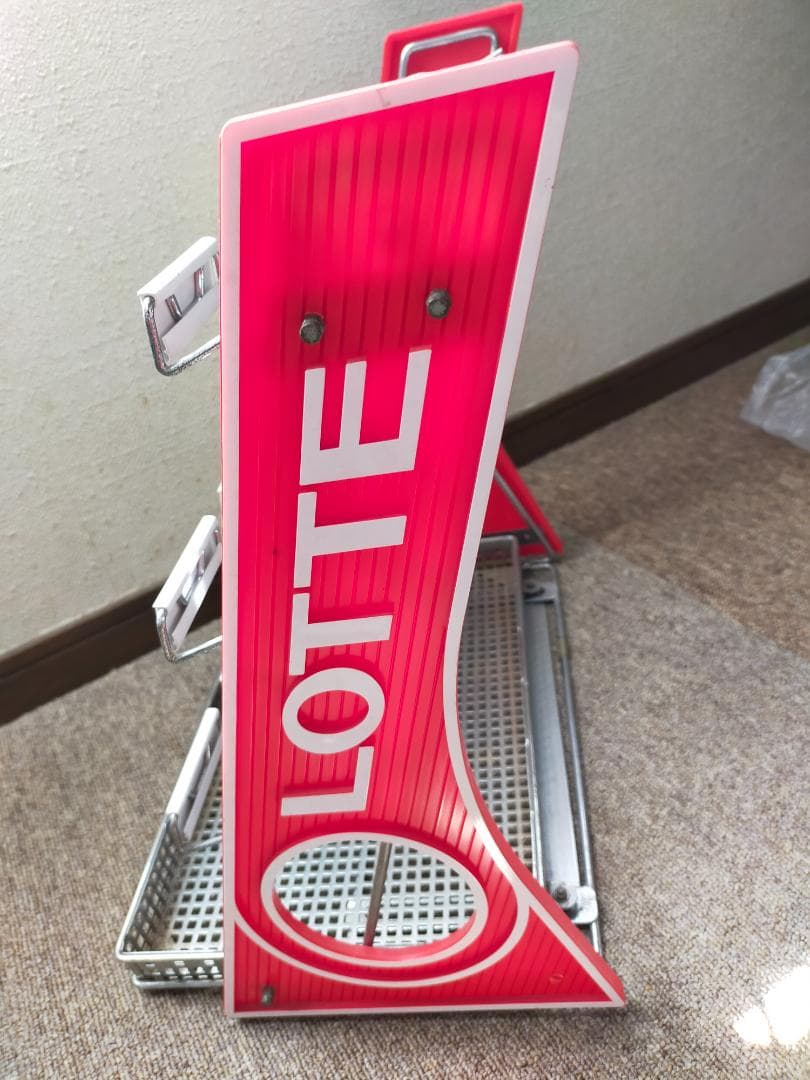 ロッテガム陳列棚 什器 ディスプレイケース レトロ