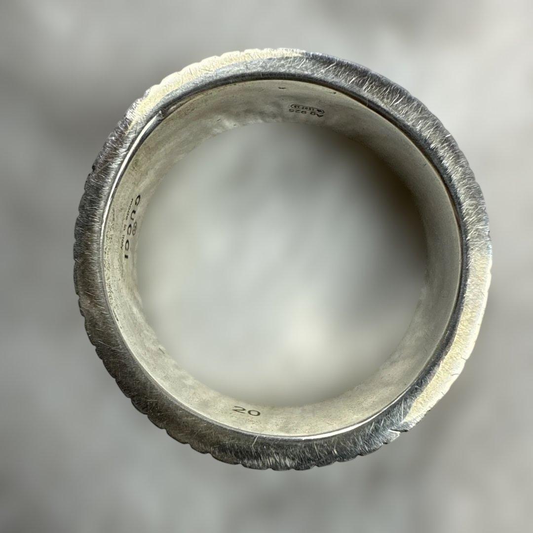 GUCCI グッチ ダブルG GGマーモント リング シルバー925 20号