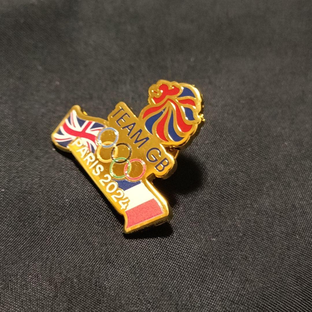 イギリス代表 ピンバッチ GREAT BRITAIN パリオリンピック2024 美術品