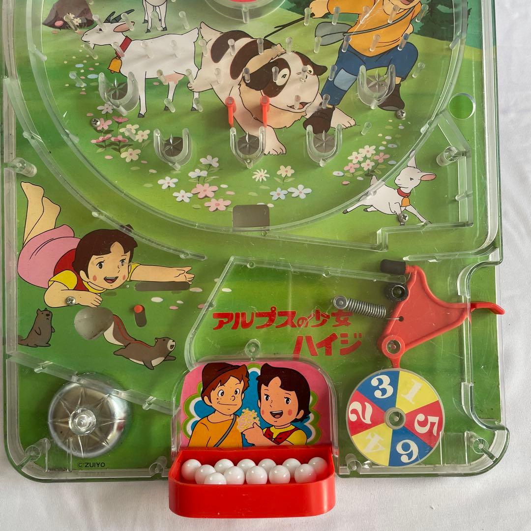 エポック社のジュニアパチンコアルプスの少女ハイジ当時物レトロレア希少