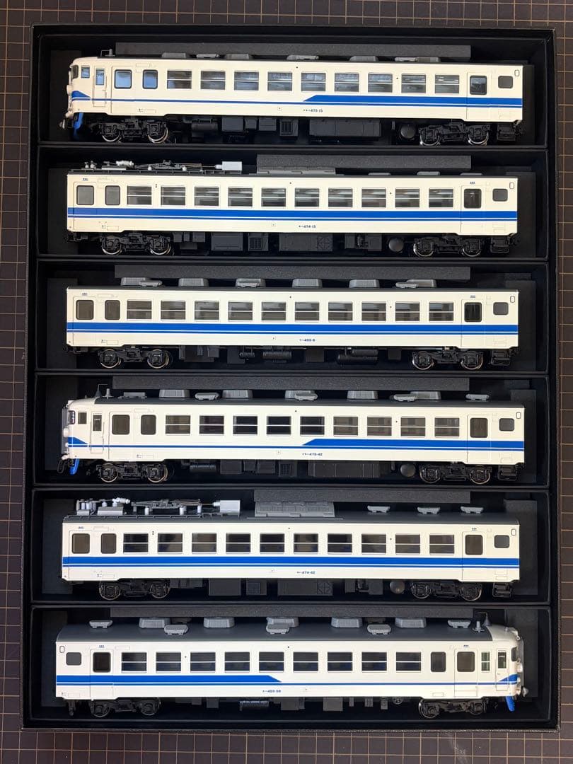 TOMIX HO 475系新塗装 6両セット(室内灯付き)