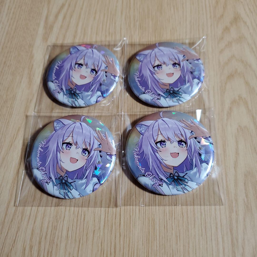 猫又おかゆホロライブ 5th Fes ホログラム缶バッジ