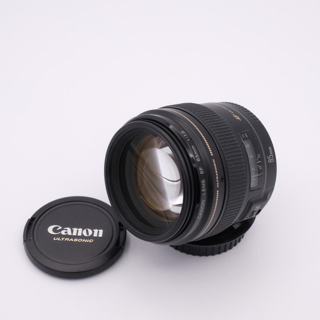 ほぼ未使用】Canon EF85mm F1.8 USM 元箱完備 フードおまけ